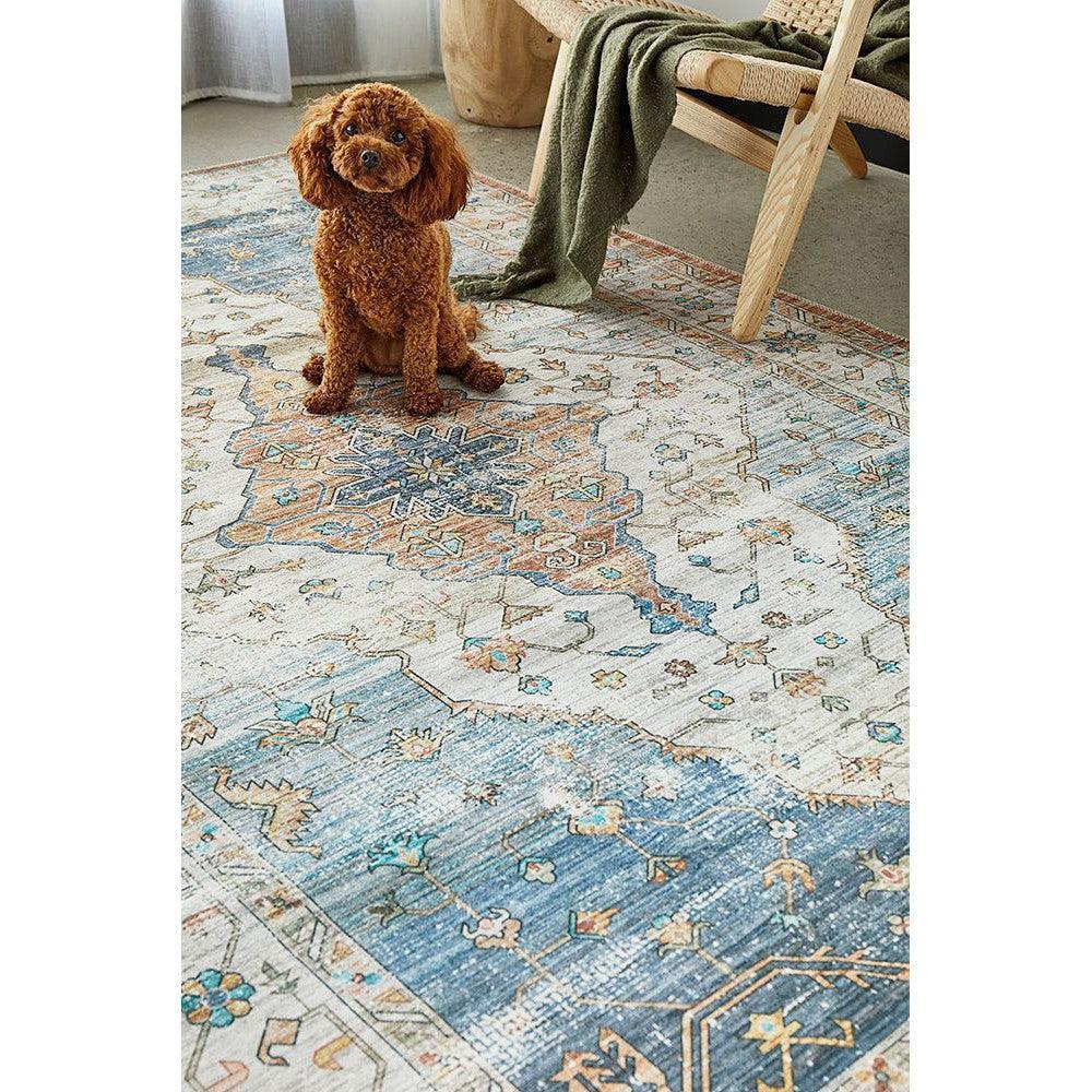 Kendra Blair Blue Washbale Rug