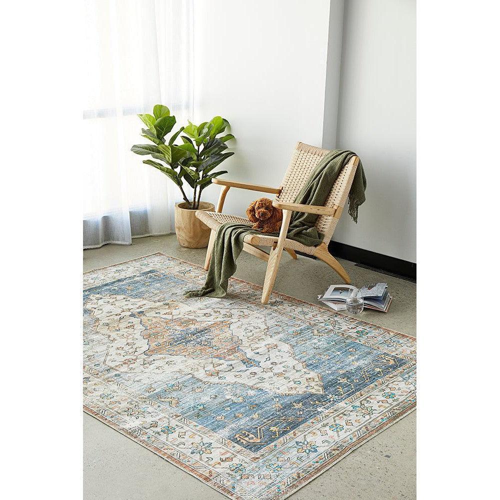 Kendra Blair Blue Washbale Rug