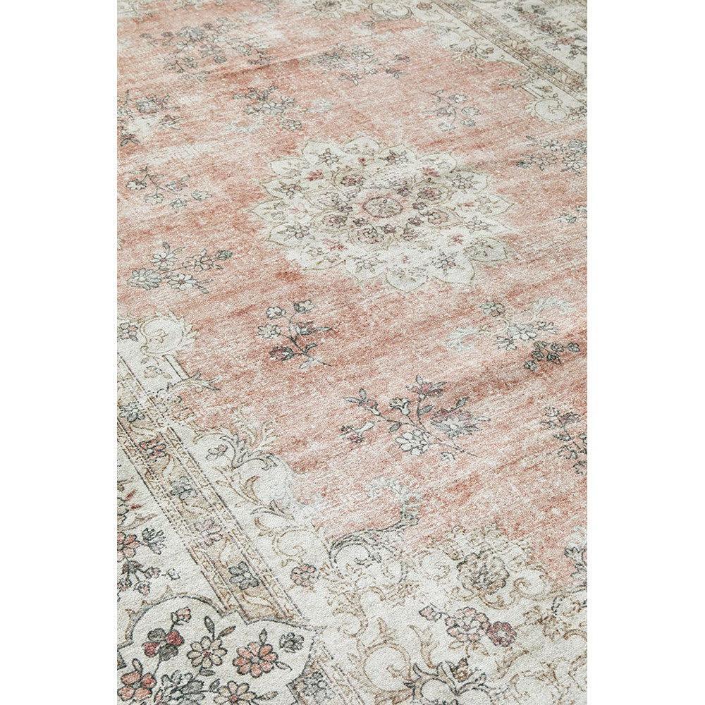 Kendra Coco Peach Washable Rug