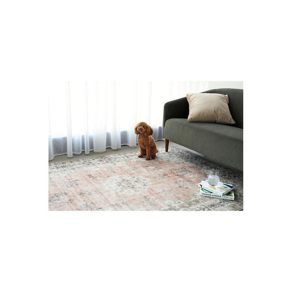 Kendra Coco Peach Washable Rug