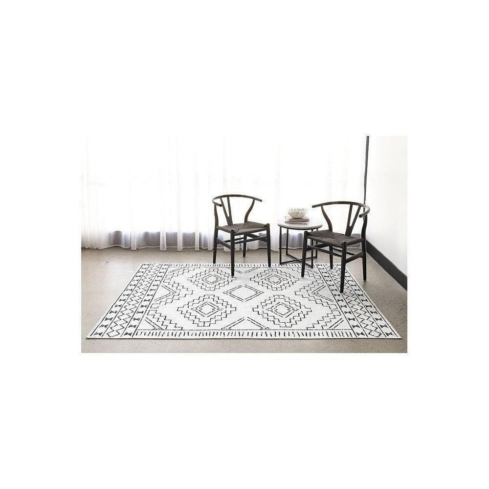 Kendra Leeroy White Washable Rug
