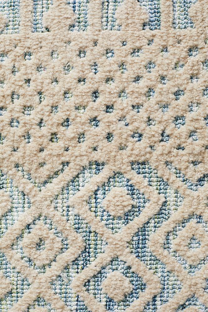 Levi Brook Blue Green Rug - ICONIC RUGS