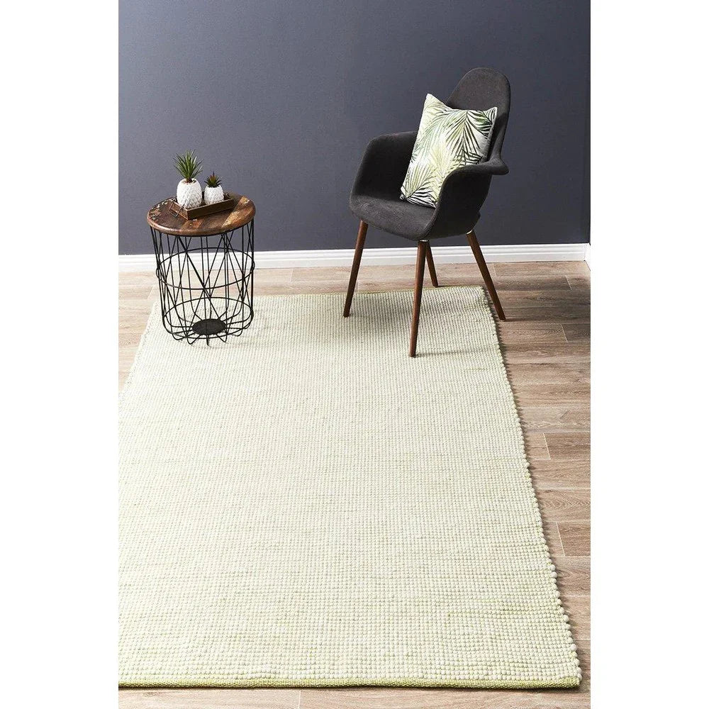 Loft Stunning Wool Pistachio Rug - ICONIC RUGS