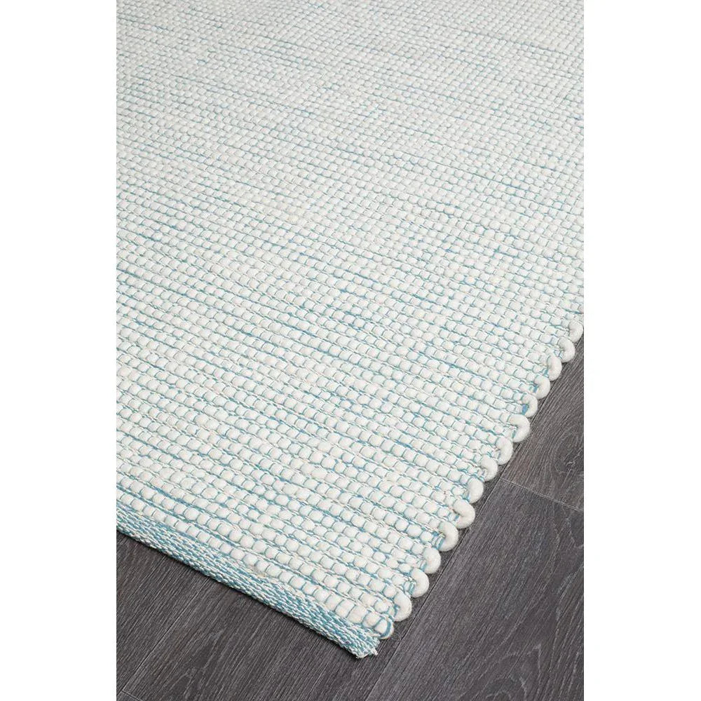 Loft Stunning Wool Turquoise Rug