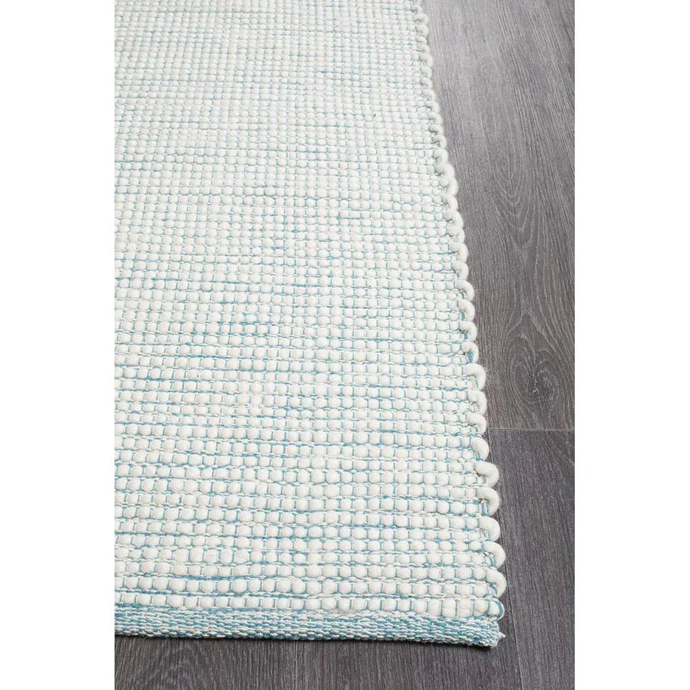 Loft Stunning Wool Turquoise Rug