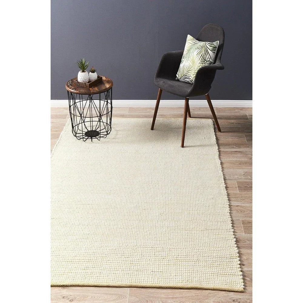Loft Stunning Wool Yellow Rug - ICONIC RUGS