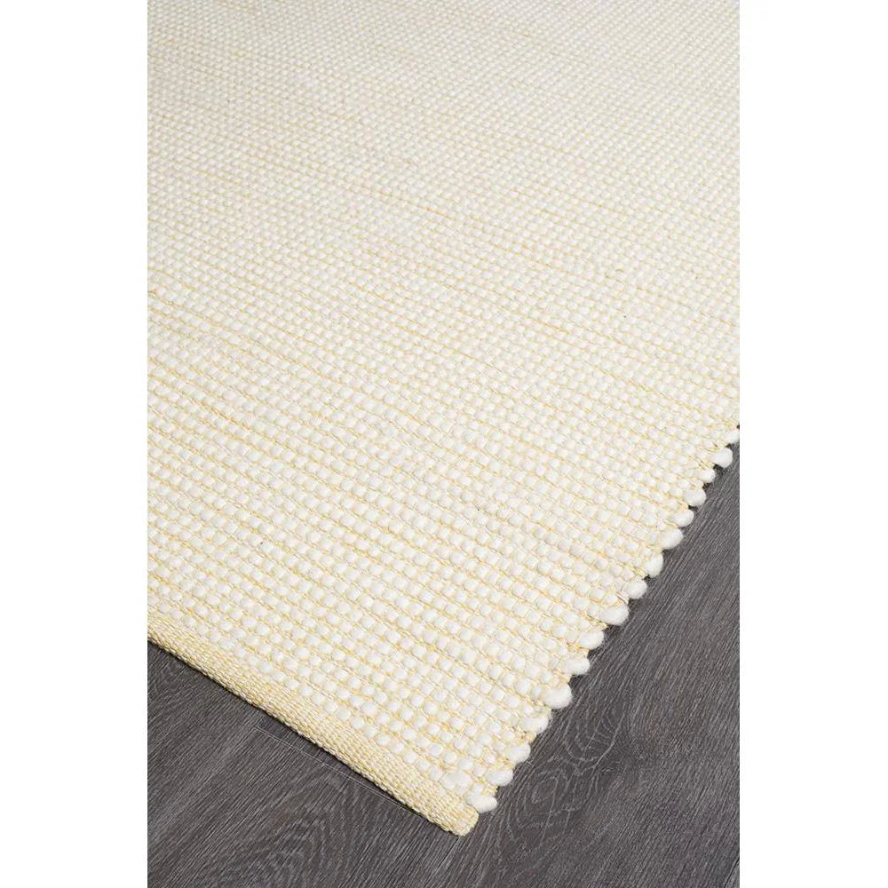Loft Stunning Wool Yellow Rug