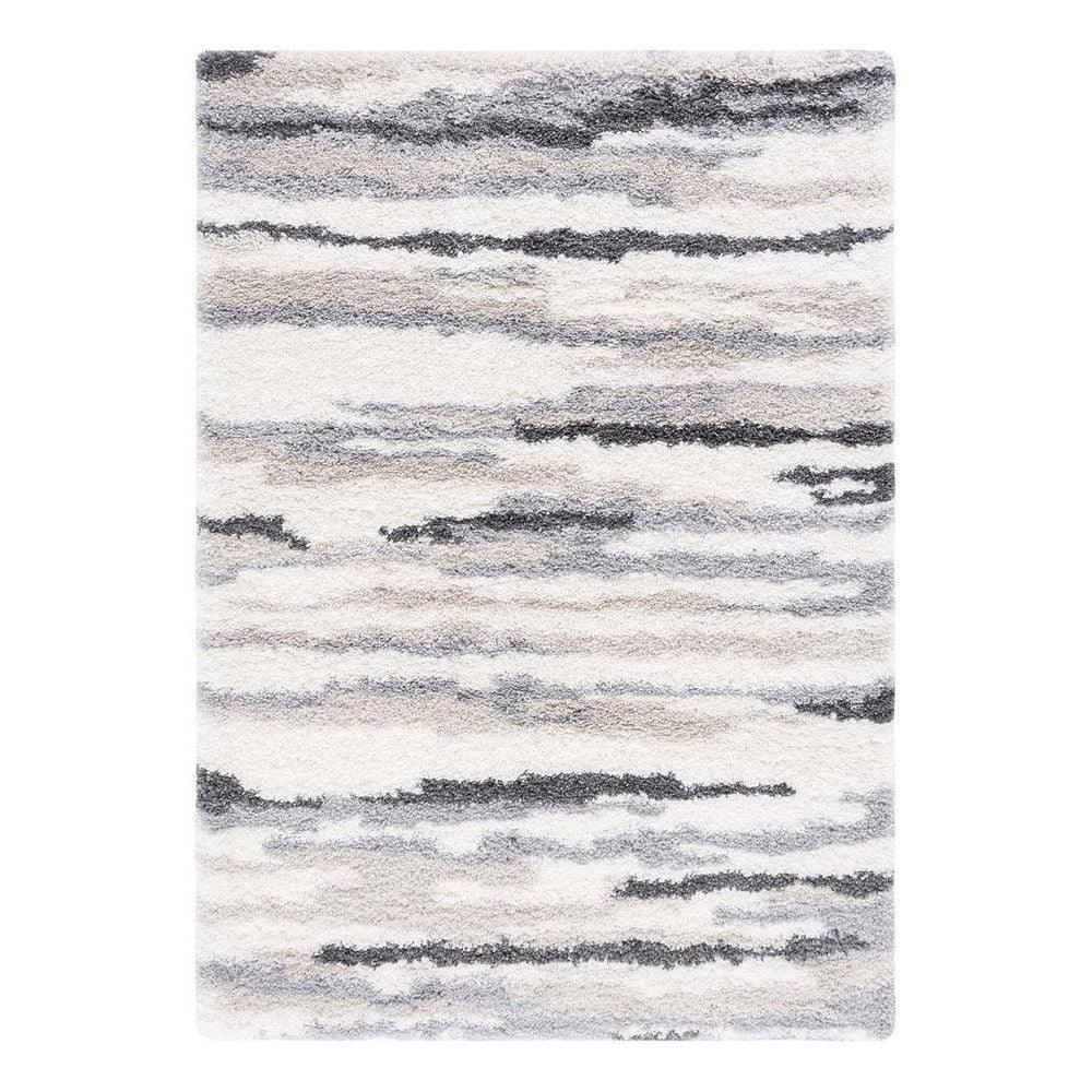 Lunar Neptune Slate Shag Rug