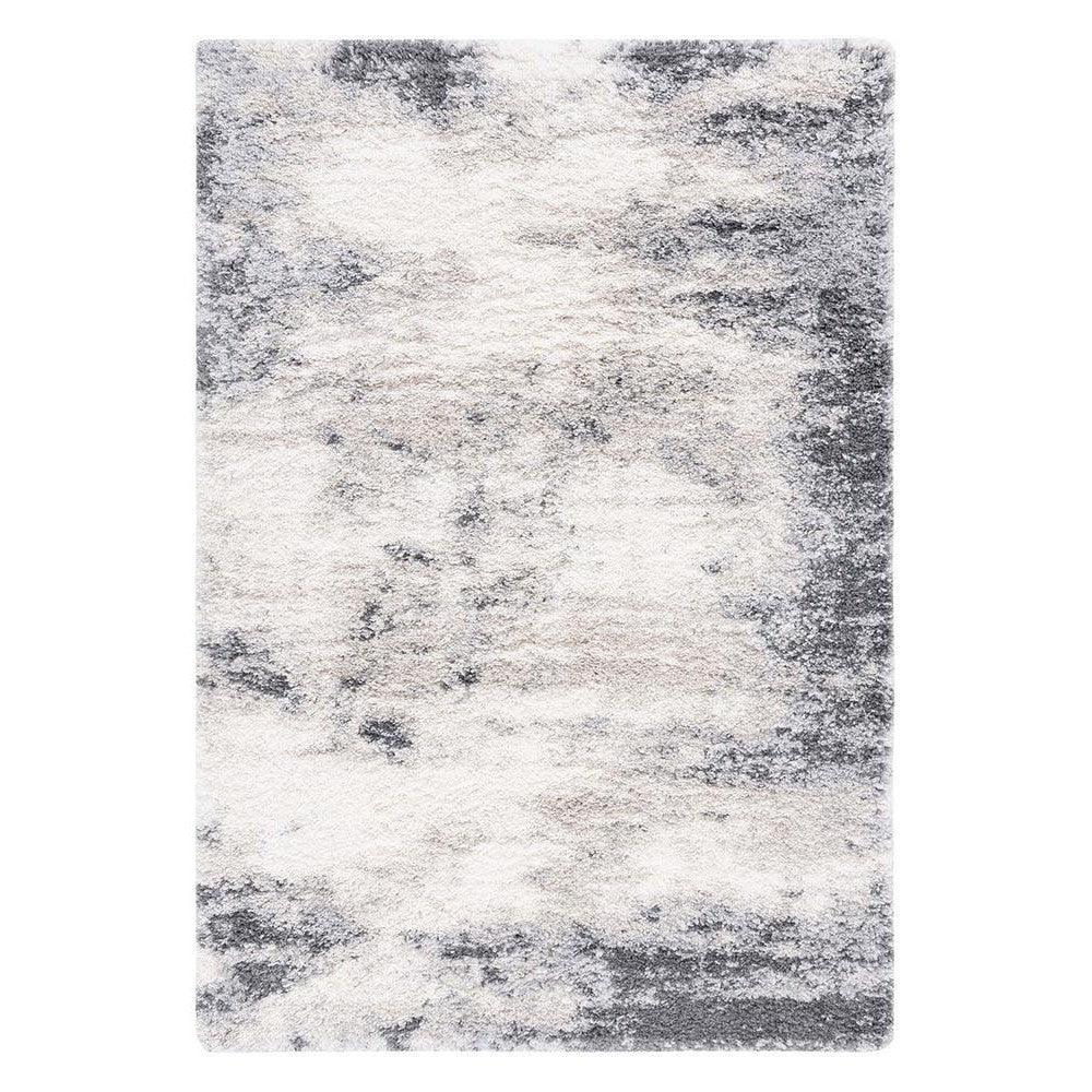 Lunar Opal Steel Shag Rug