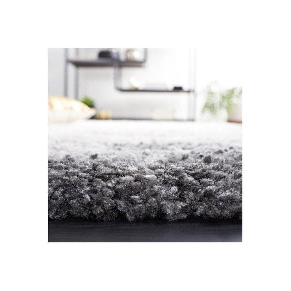 Lunar Opal Steel Shag Rug