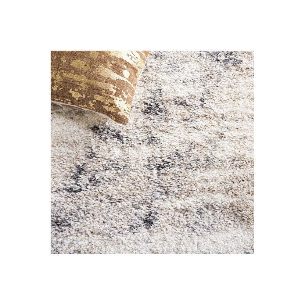 Lunar Opal Steel Shag Rug
