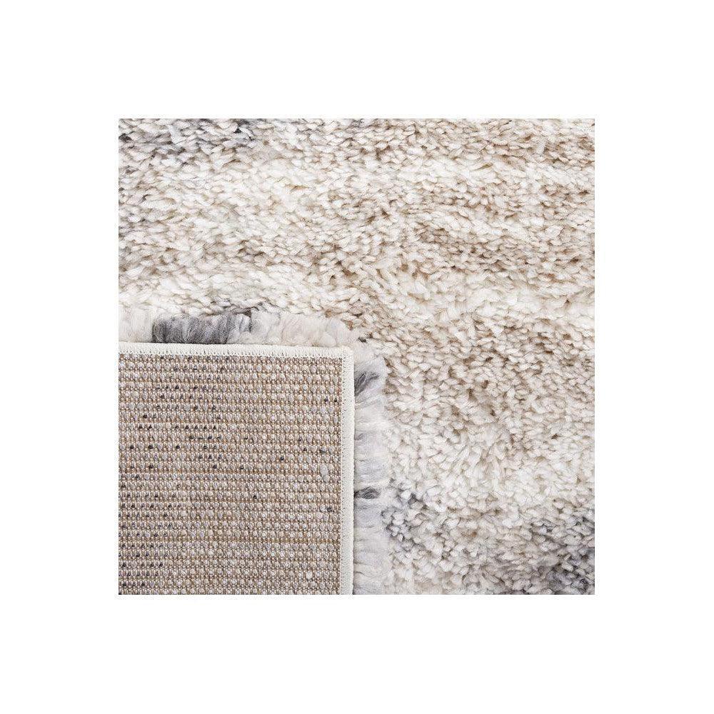 Lunar Opal Steel Shag Rug