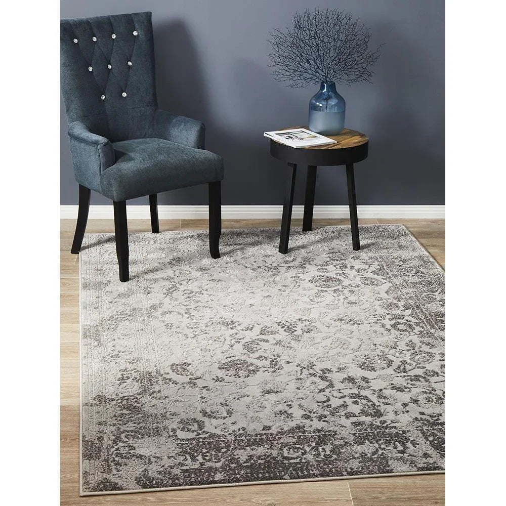Opulence Lucy Silver Rug
