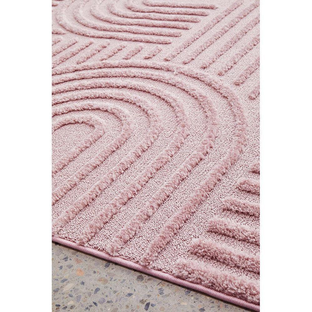 Marigold Dior Arch Rug in Pink