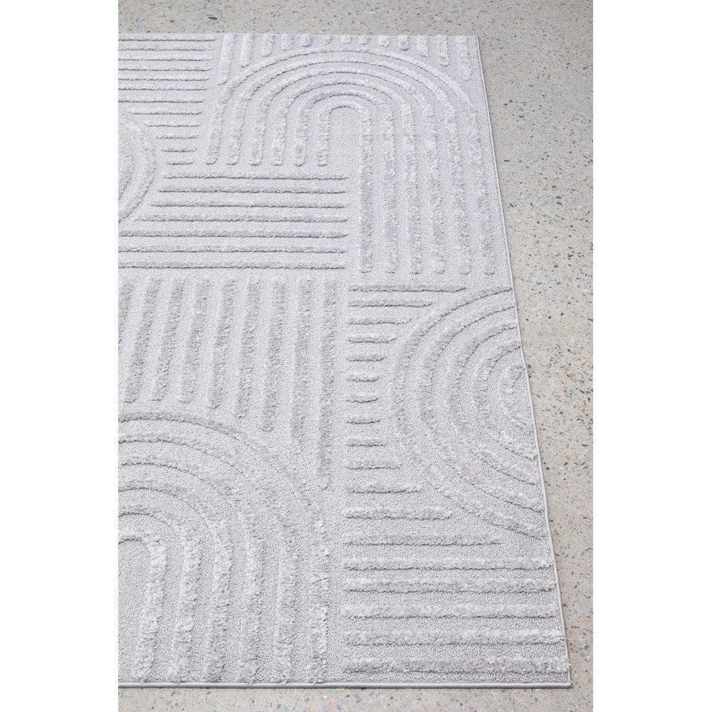 Marigold Dior Arch Rug in Silver