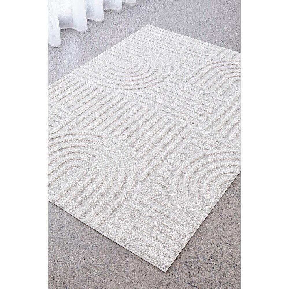 Marigold Dior Arch Rug in White