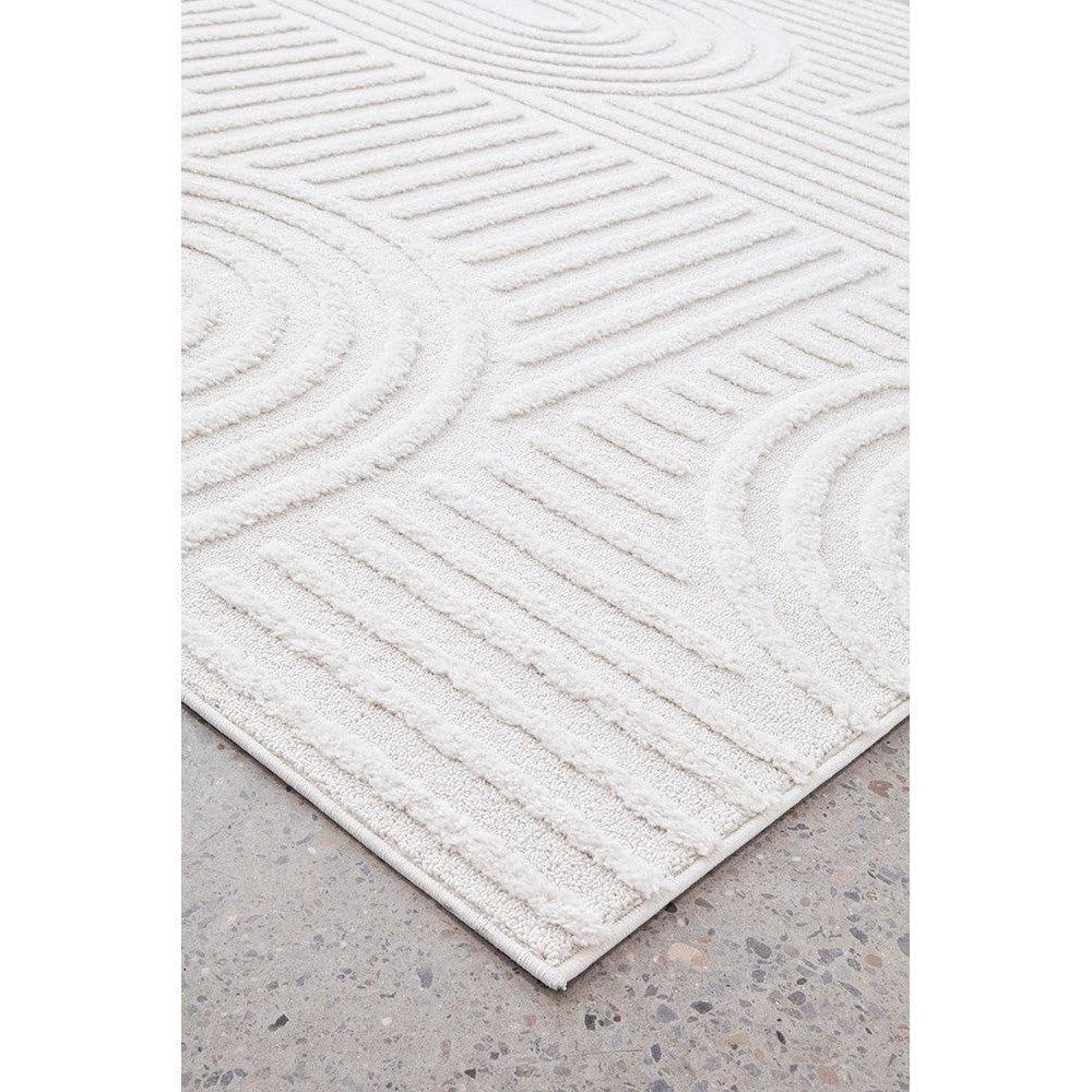 Marigold Dior Arch Rug in White