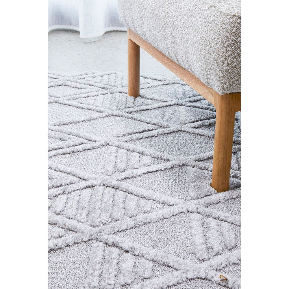 Marigold Lisa Rug in Silver