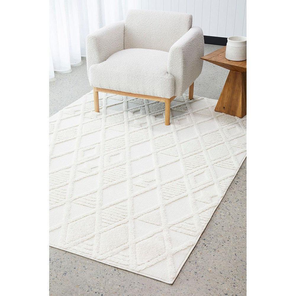 Marigold Lisa Rug in White