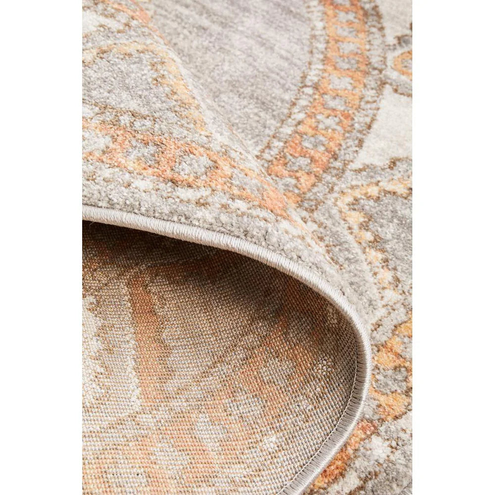 Mayfair Caitlen Grey Round Rug - ICONIC RUGS