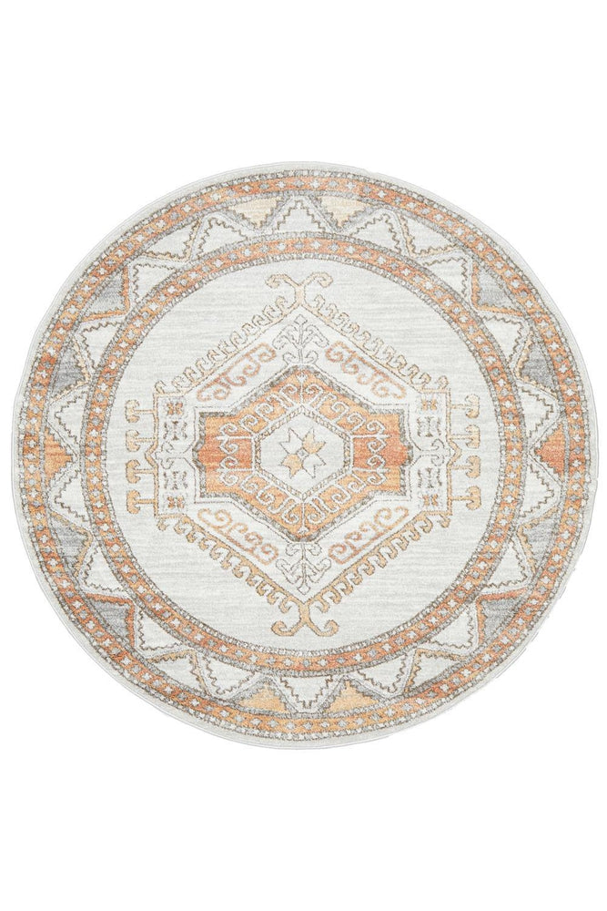 Mayfair Caitlen Natural Round Rug - ICONIC RUGS