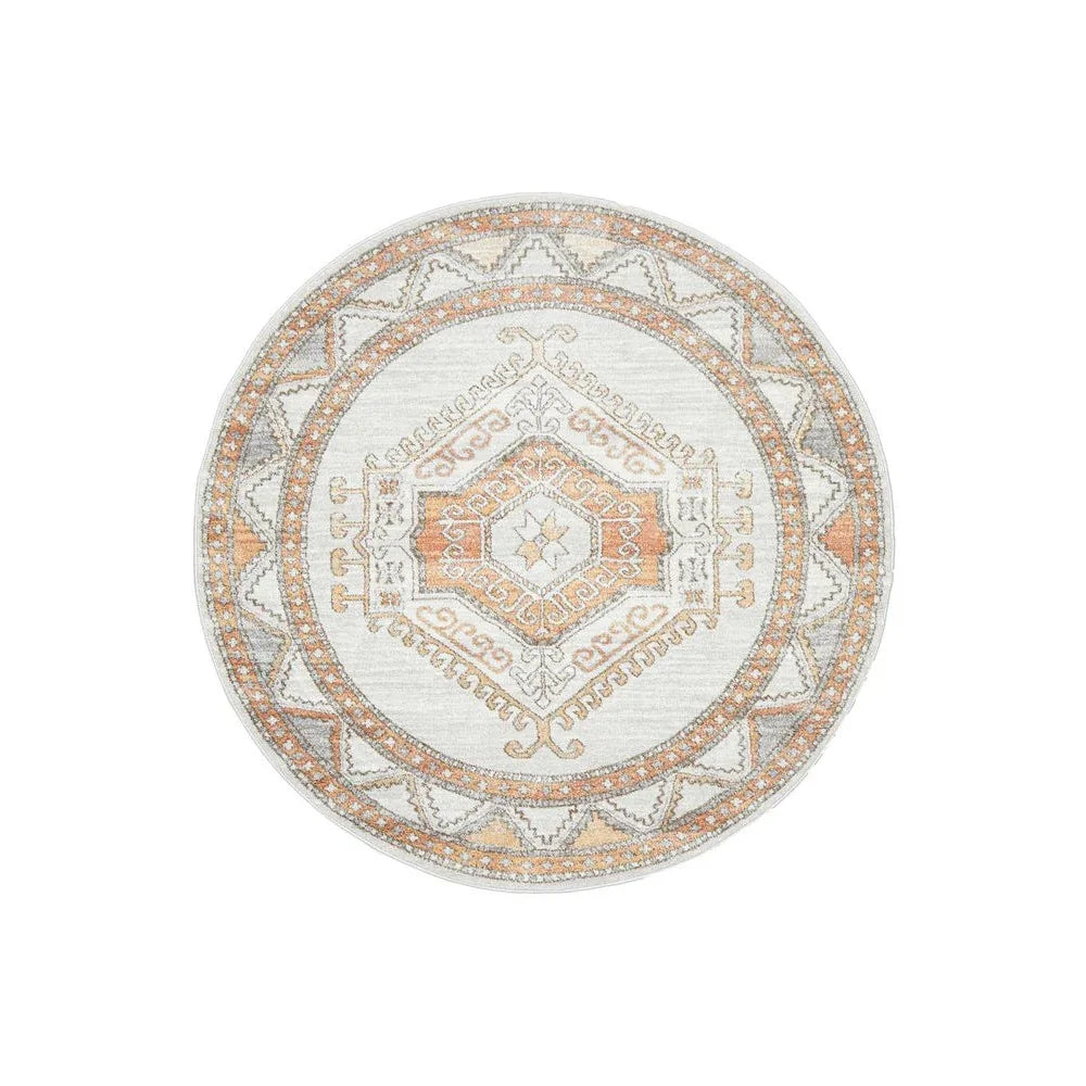 Mayfair Caitlen Natural Round Rug - ICONIC RUGS