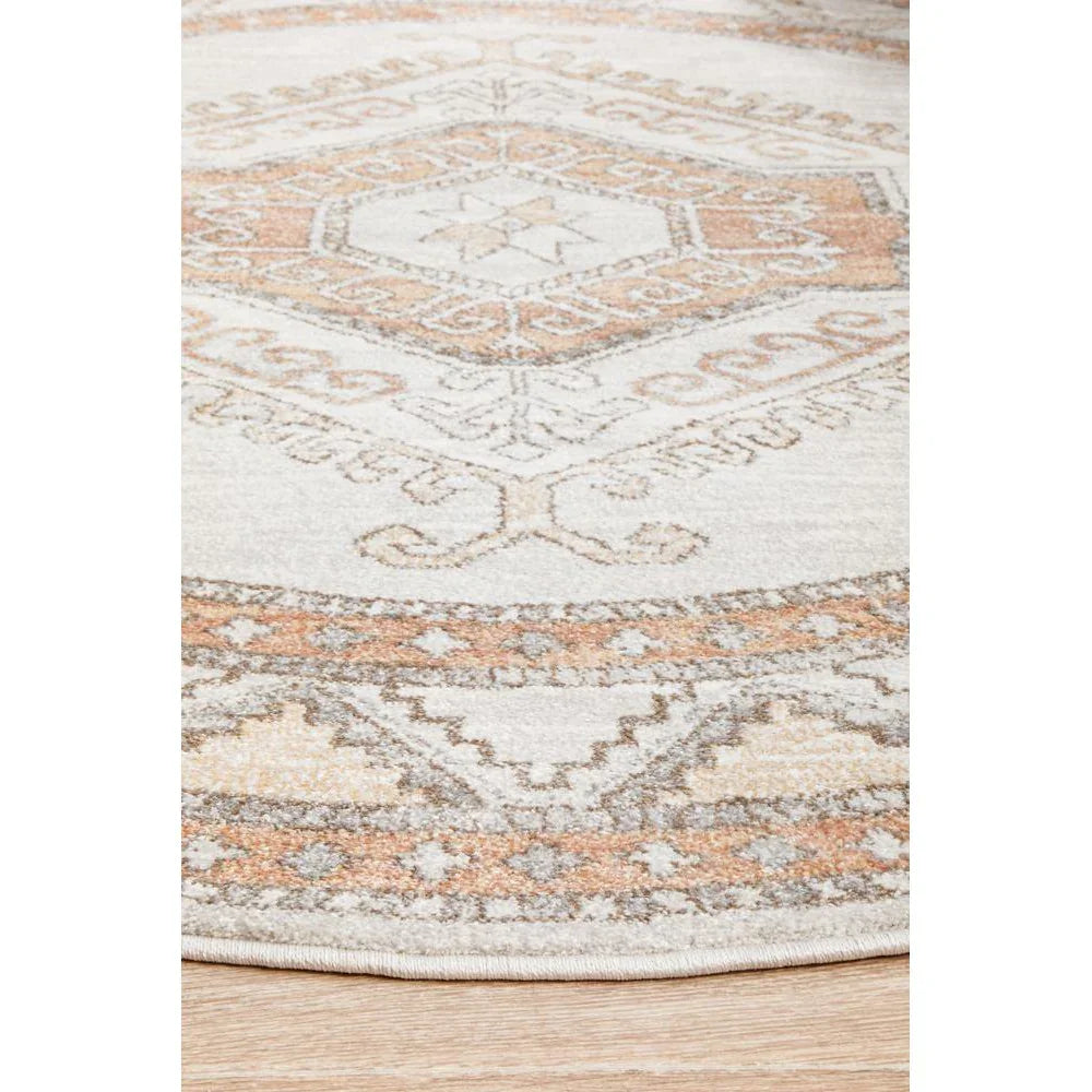 Mayfair Caitlen Natural Round Rug - ICONIC RUGS