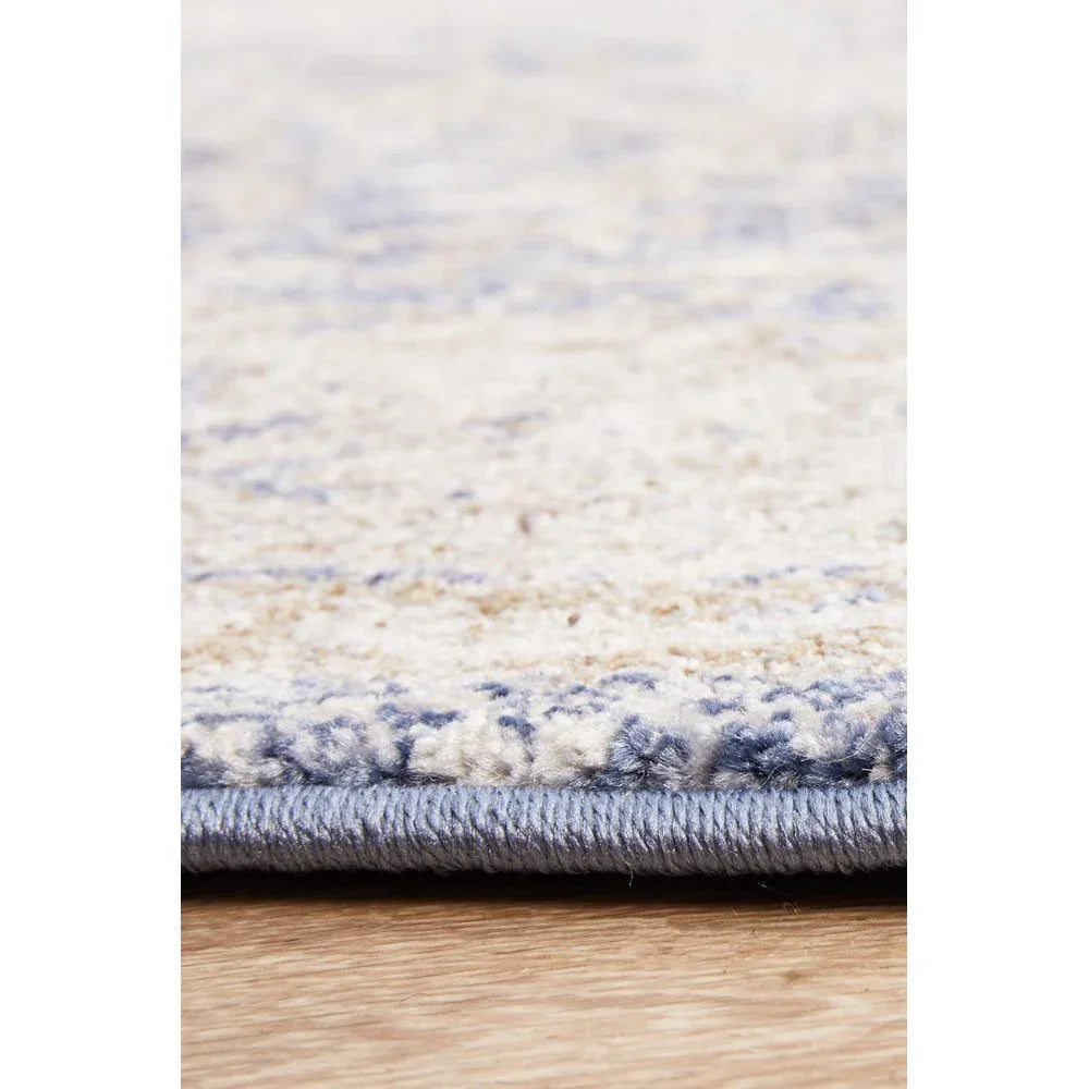 Mayfair Hugo Ocean Round Rug - ICONIC RUGS