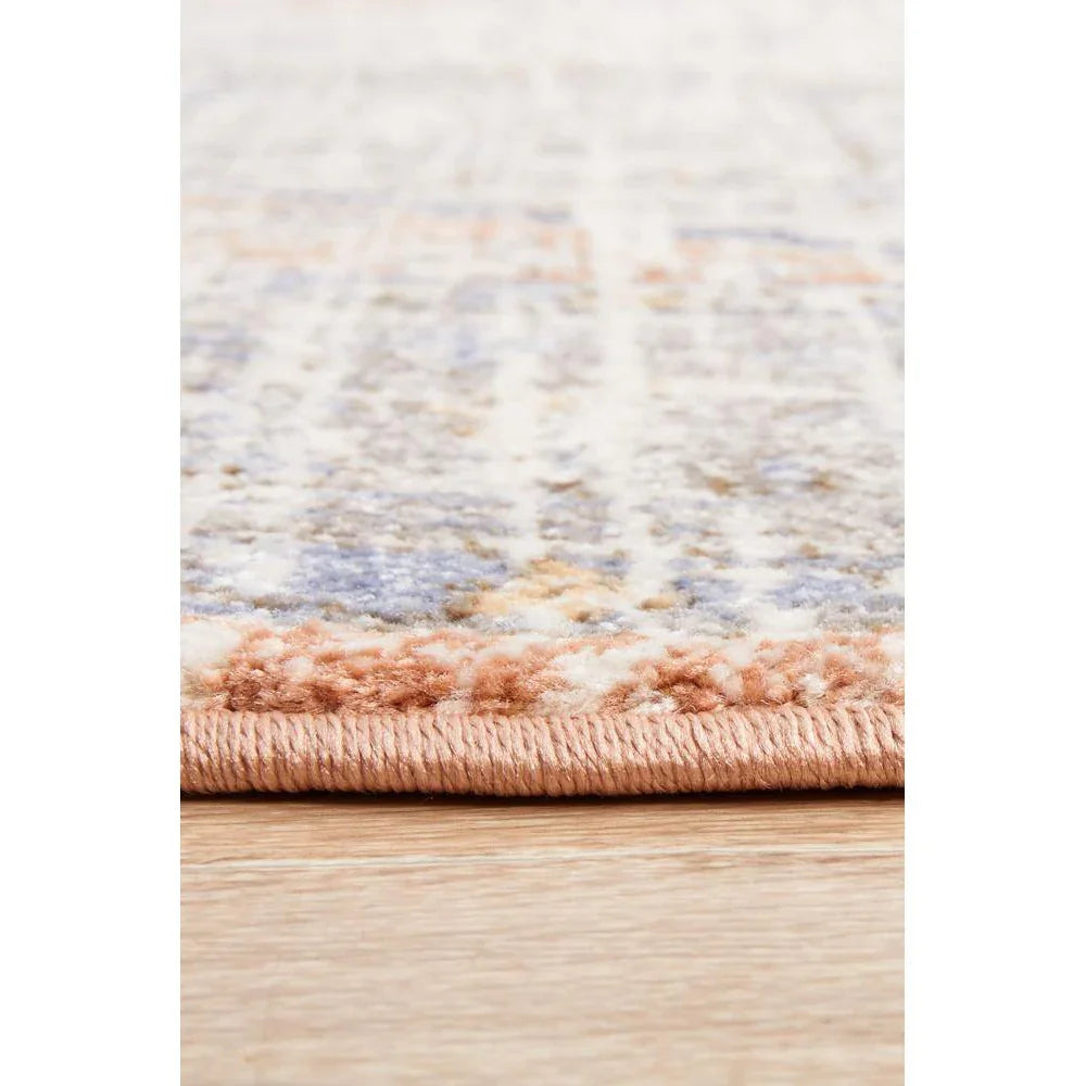 Mayfair Lorissa Peach Round Rug - ICONIC RUGS