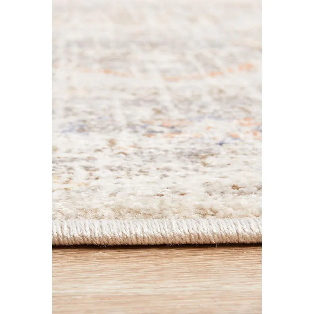 Mayfair Lorissa Silver Round Rug - ICONIC RUGS