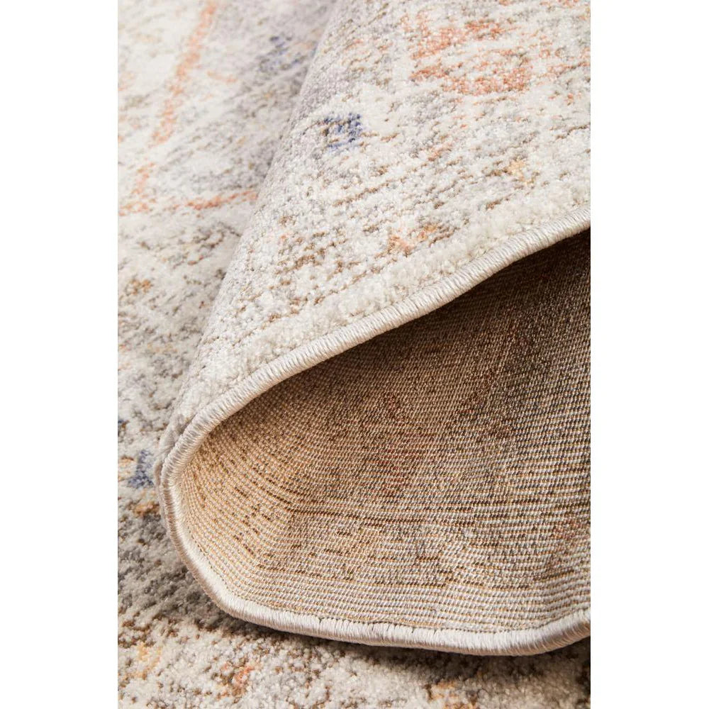 Mayfair Lorissa Silver Round Rug - ICONIC RUGS