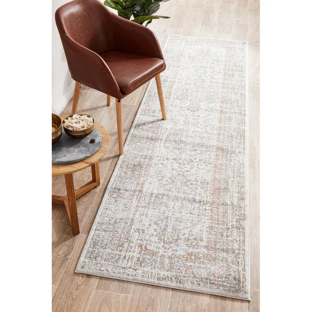 Mayfair Lorissa Silver Runner Rug - ICONIC RUGS