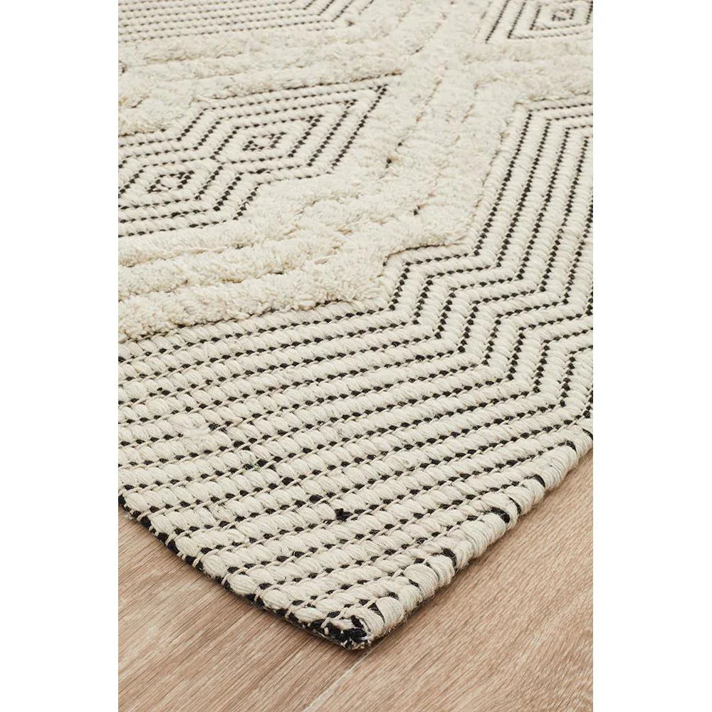 Miller Rhythm Chime Bone Rug - ICONIC RUGS