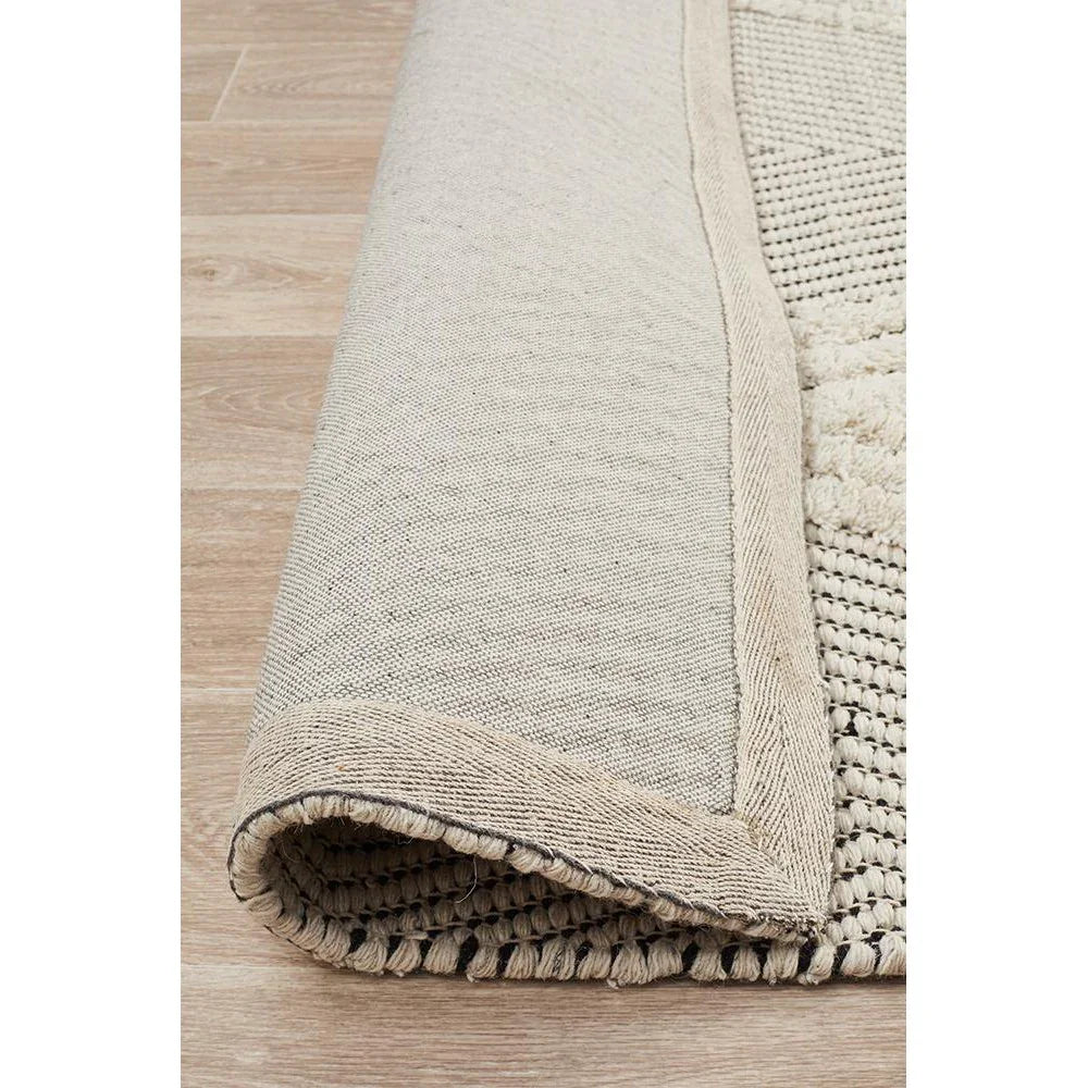 Miller Rhythm Chime Bone Rug - ICONIC RUGS