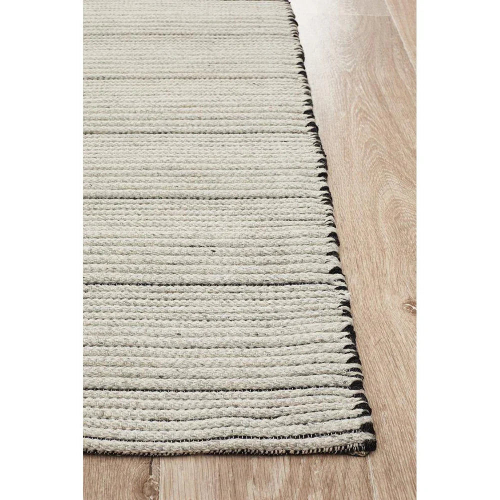 Miller Rhythm Concerto Ivory  Rug - ICONIC RUGS