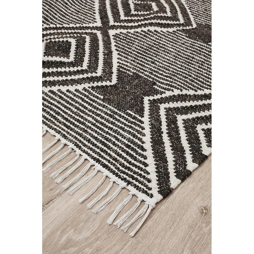 Miller Rhythm Dance Charcoal Rug - ICONIC RUGS
