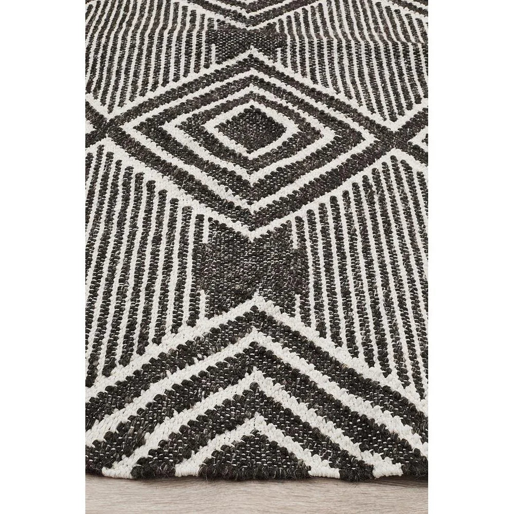 Miller Rhythm Dance Charcoal Rug - ICONIC RUGS