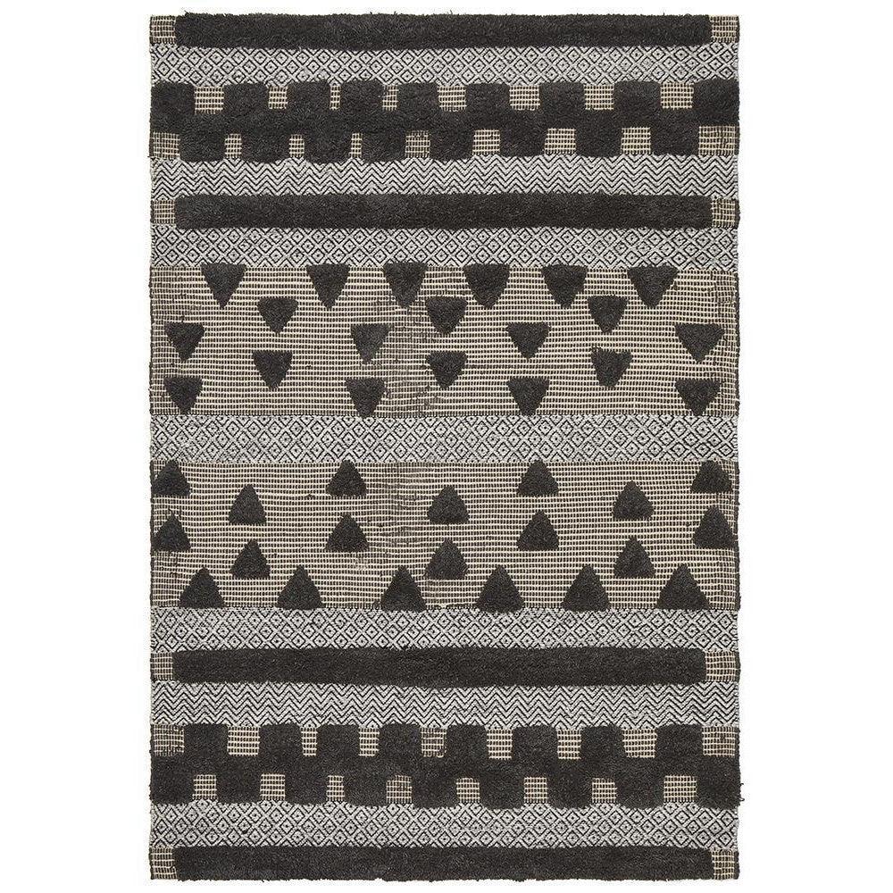 Miller Rhythm Flow Charcoal Rug - ICONIC RUGS