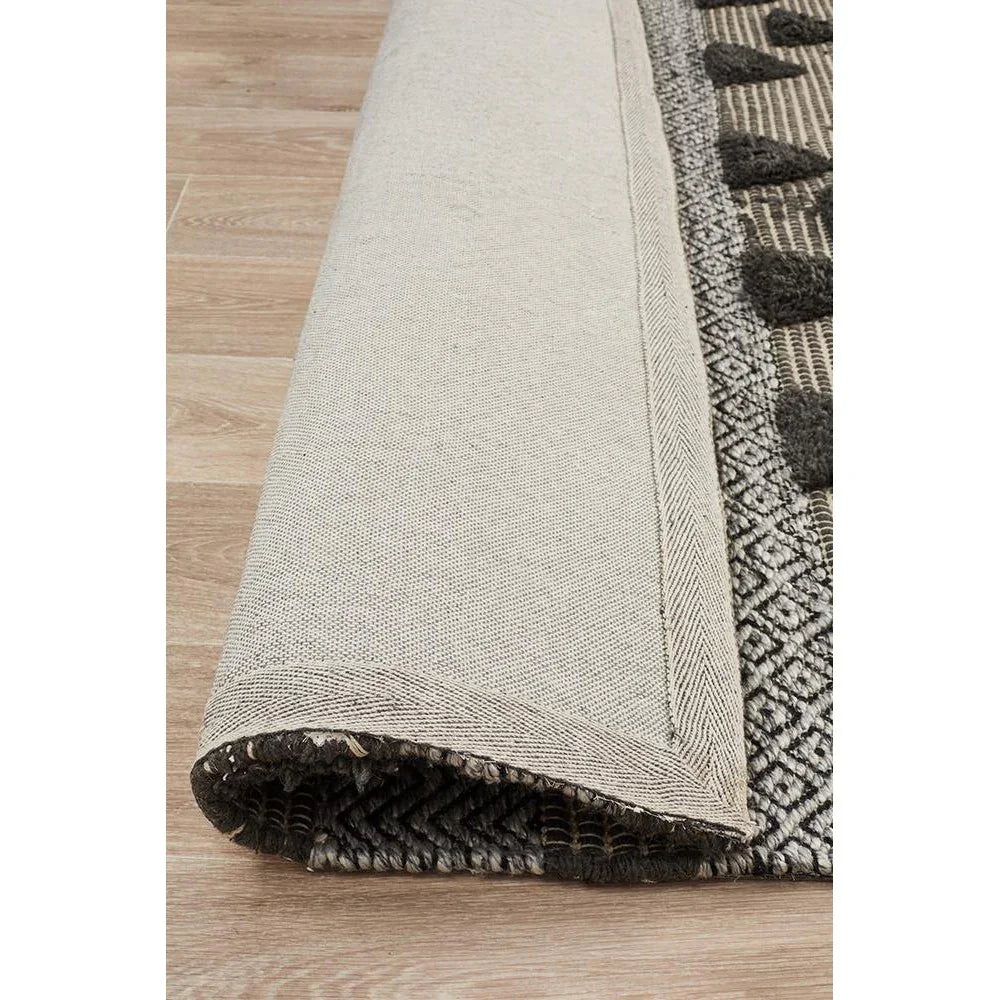 Miller Rhythm Flow Charcoal Rug - ICONIC RUGS