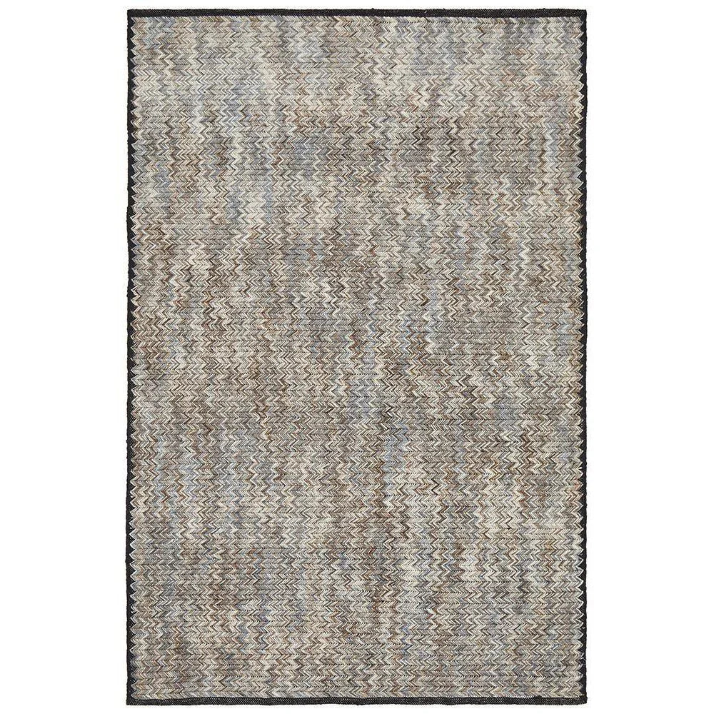 Miller Rhythm Jazz Smoke Rug - ICONIC RUGS