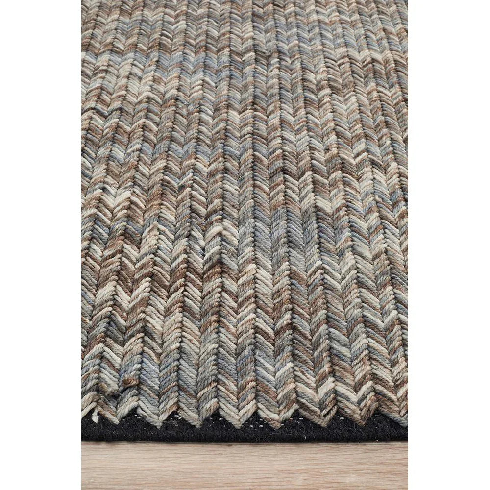Miller Rhythm Jazz Smoke Rug - ICONIC RUGS