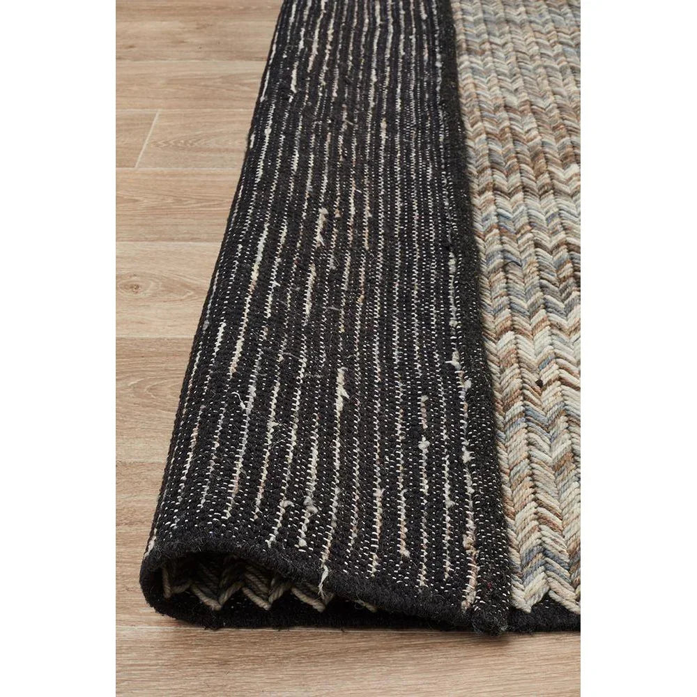 Miller Rhythm Jazz Smoke Rug - ICONIC RUGS