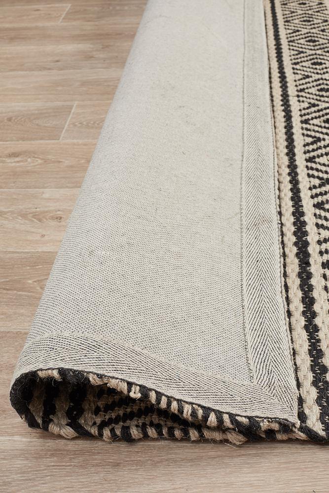 Miller Rhythm Melody Charcoal Rug - ICONIC RUGS