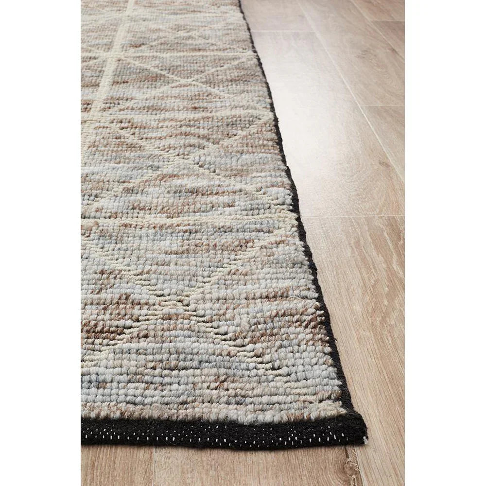 Miller Rhythm Motif Blue Rug - ICONIC RUGS