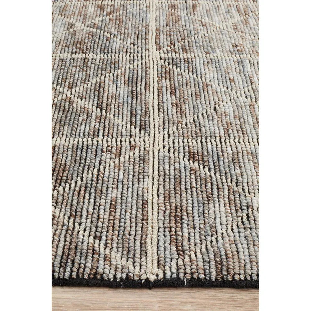 Miller Rhythm Motif Blue Rug - ICONIC RUGS
