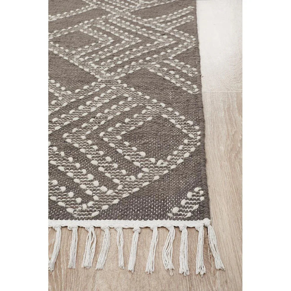 Miller Rhythm Symphony Grey Rug - ICONIC RUGS