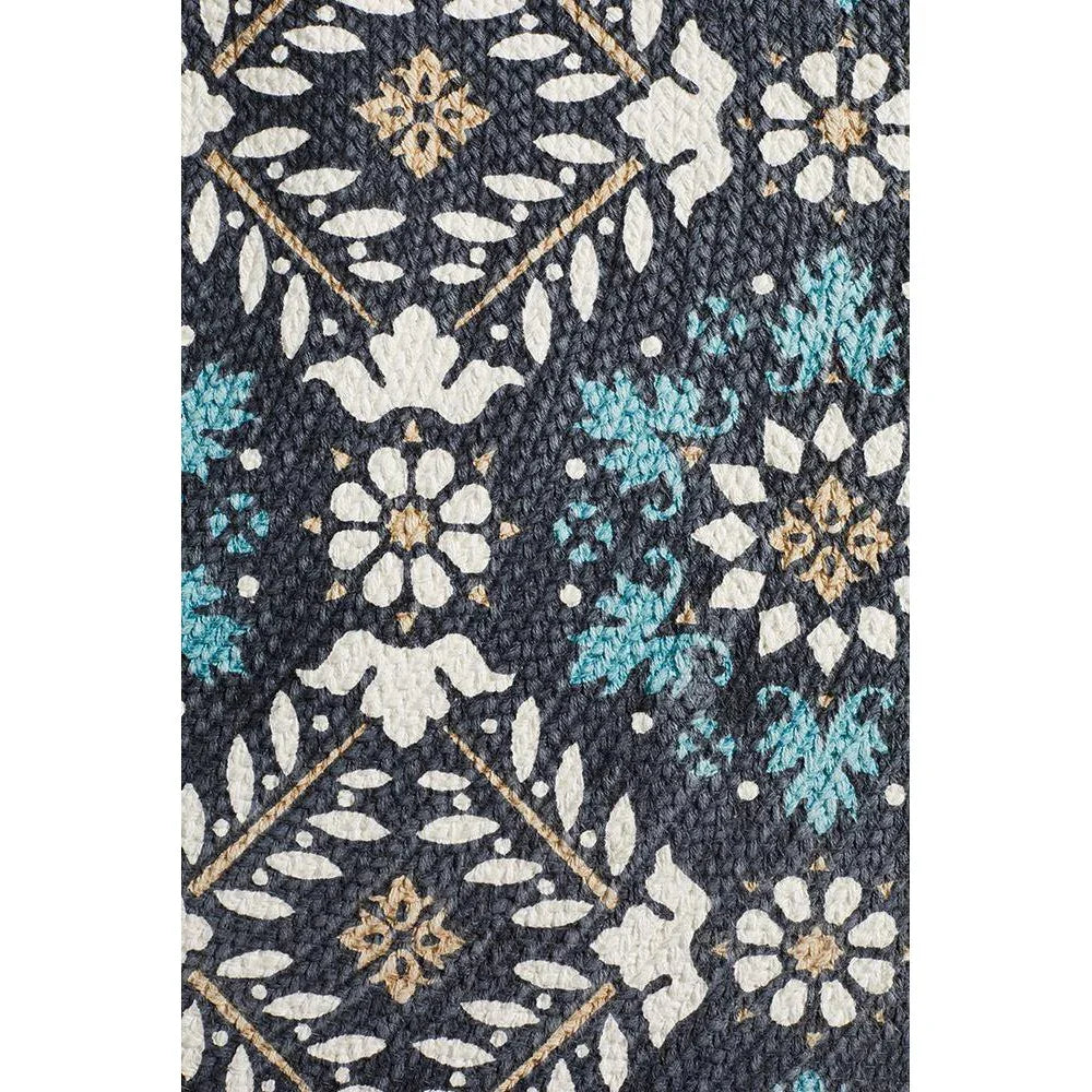 Lunar Printed Blue - ICONIC RUGS