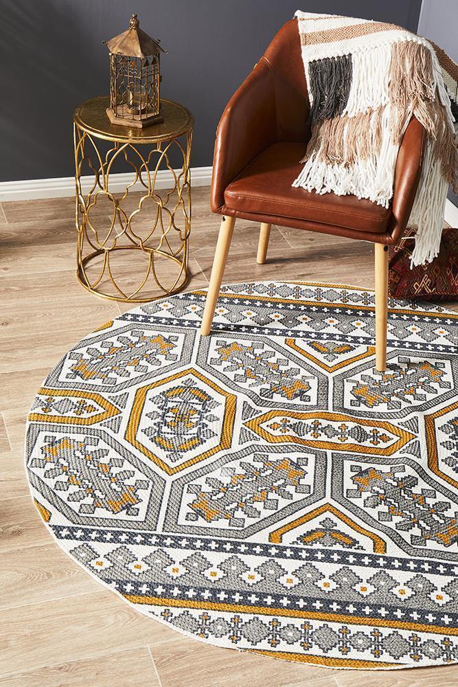 Lunar Printed Gold - ICONIC RUGS