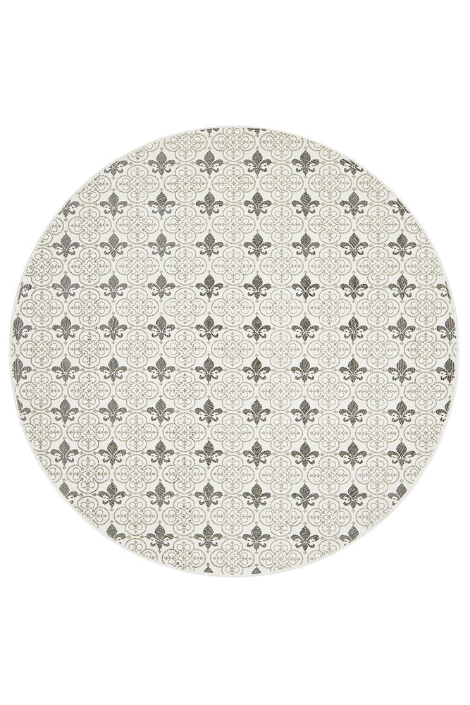 Lunar Printed Silver - ICONIC RUGS
