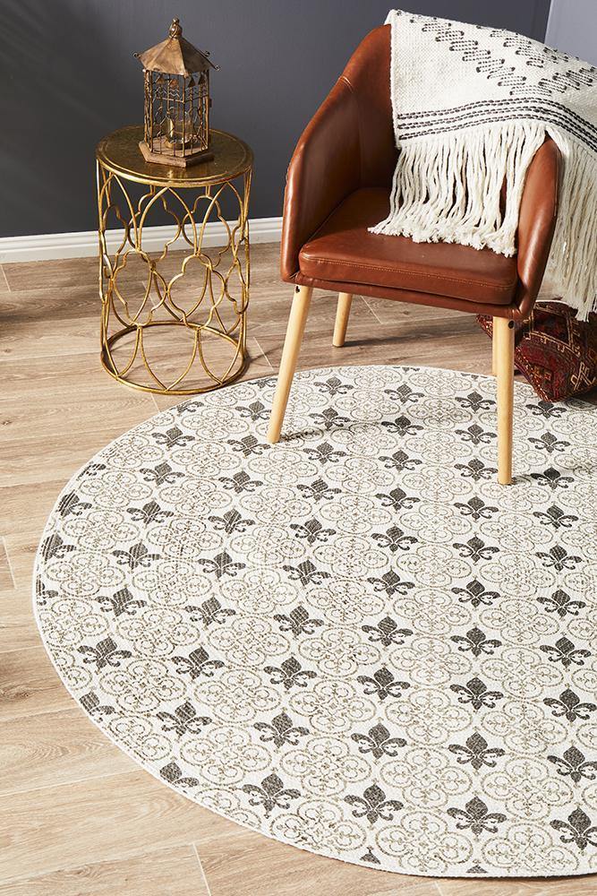 Lunar Printed Silver - ICONIC RUGS